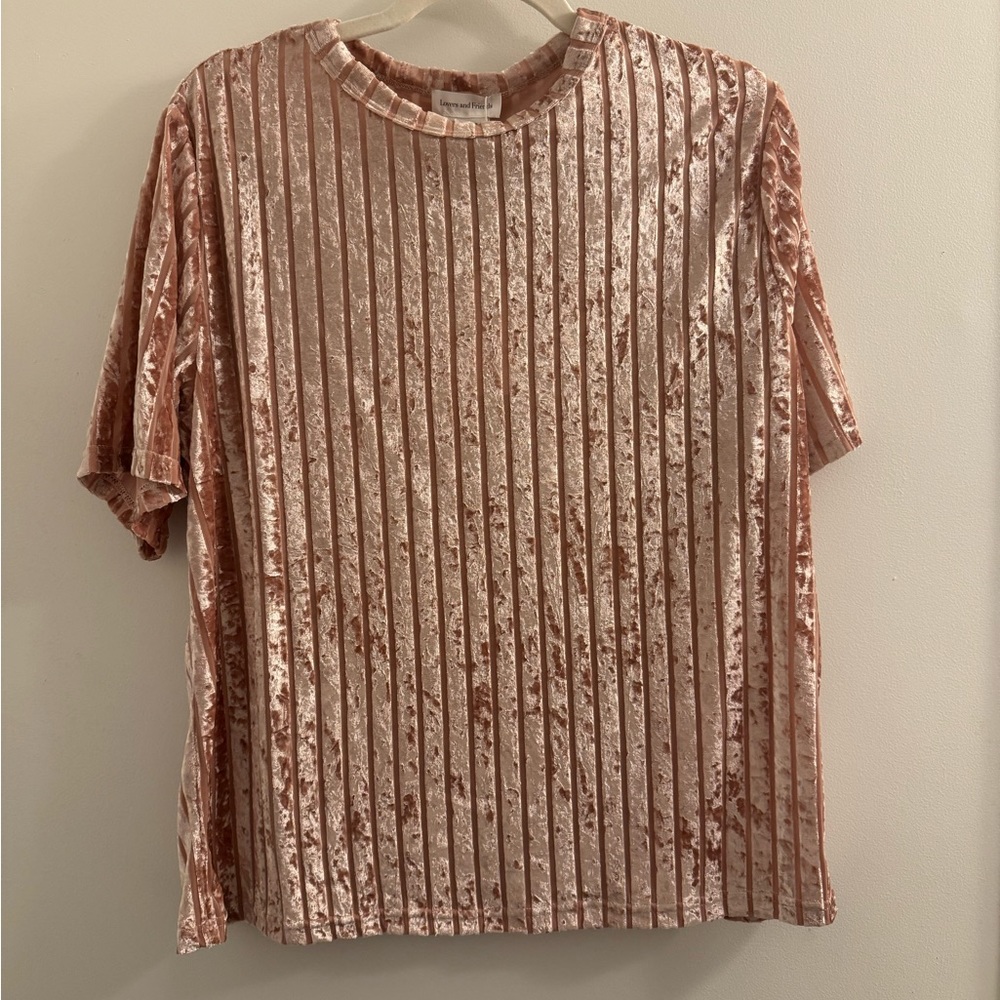 Lovers + Friends Velour Top